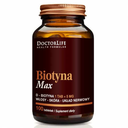 Doctor Life Biotyna Max tabletki, 100 szt.