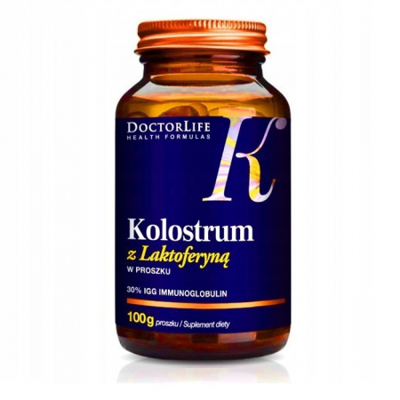 Doctor Life Kolostrum z laktoferyną w proszku, 100 g