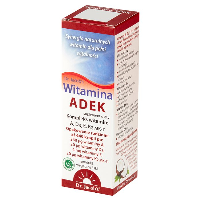 Dr Jacob s Witamina ADEK krople 20 ml skład opinie cena Allecco pl