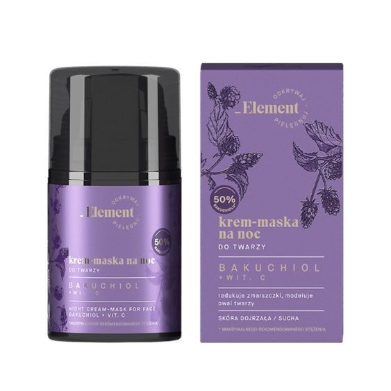 ELEMENT Bakuchiol Krem Na Noc 50ml Allecco Pl