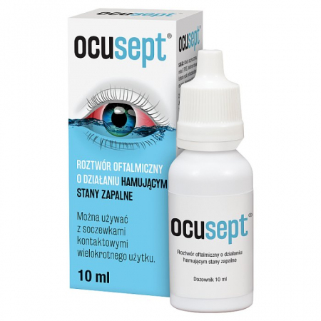 Ocusept krople do oczu ochronne roztwór oftalmiczny, 10 ml