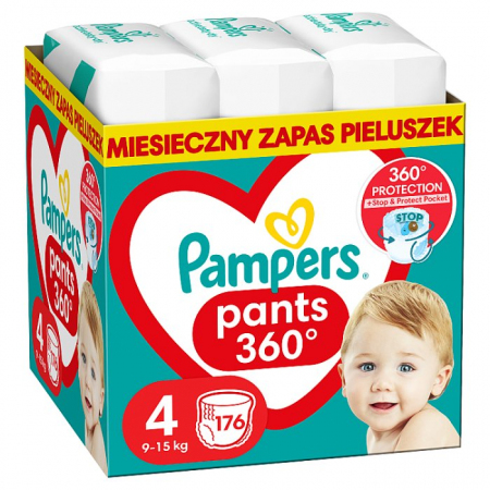 Pampers Pants Maxi 4 9-15kg 176 sztuk