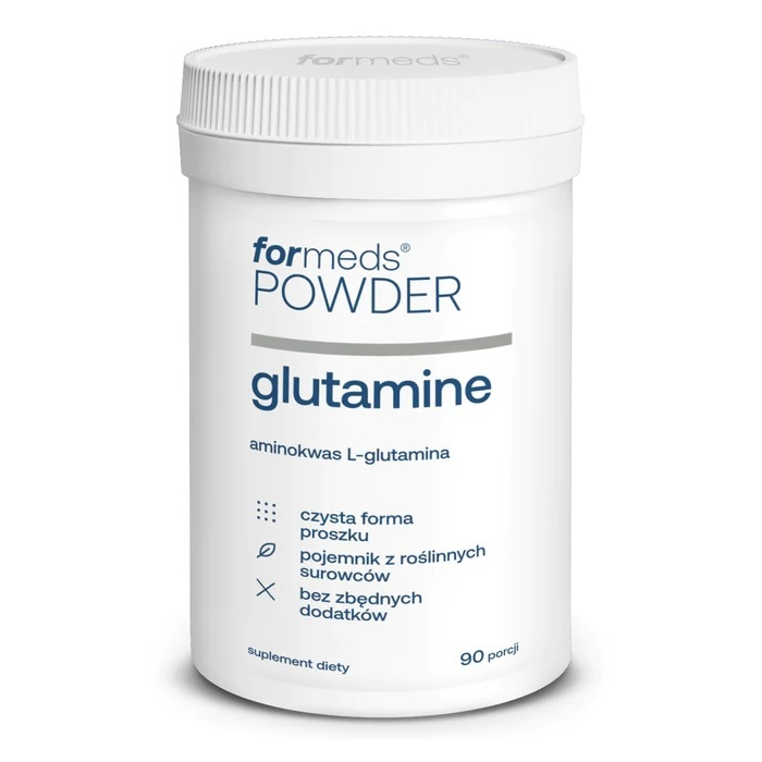 Powder Glutamine proszek z L glutaminą ForMeds 90 porcji skład