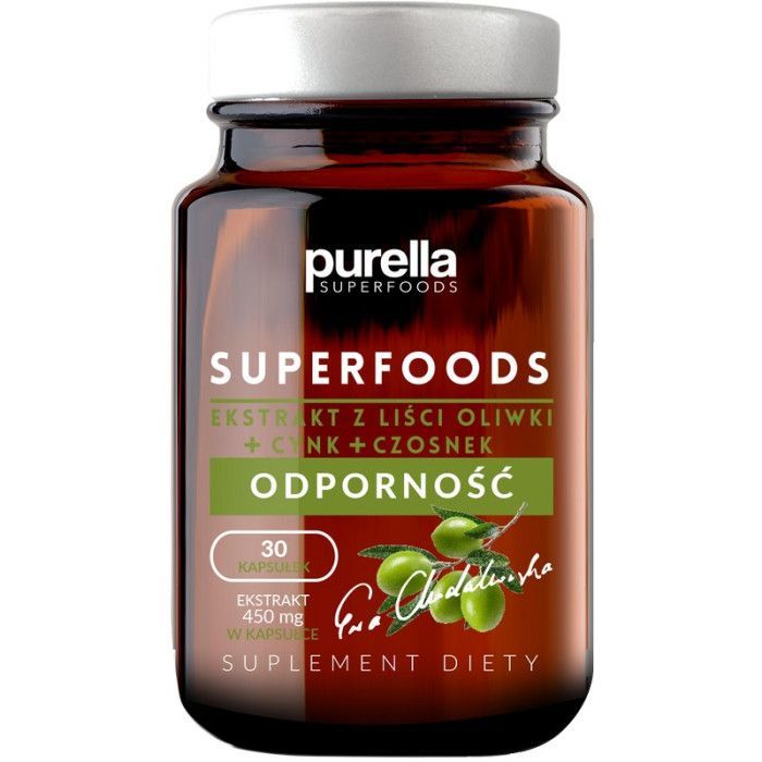 Purella Superfoods Ekstrakt Z Li Ci Oliwki Cynk Czosnek Kapsu Ek