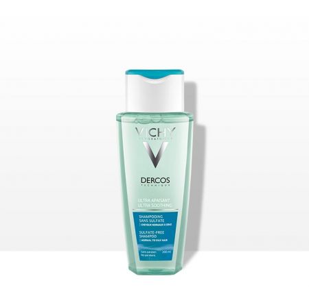VICHY Dercos szampon ultrakojący dla reaktywnej skóry głowy 390 ml / włosy normalne i tłuste