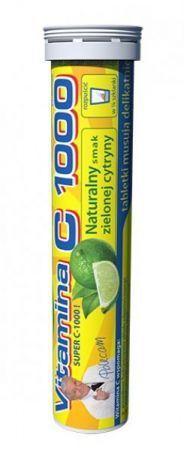 Vitamina C (smak zielonej cytryny) 1000 mg 20 tabletek musujących