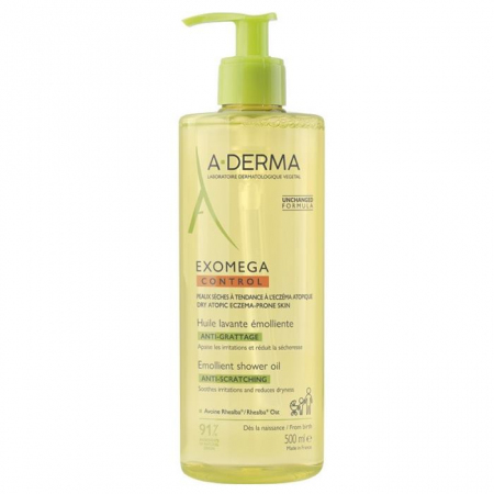 A-Derma Exomega olejek emolientowy pod prysznic, 500 ml