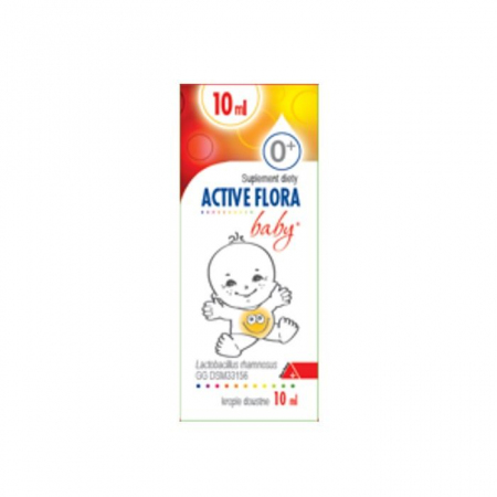 Active Flora Baby krople probiotyczne dla niemowląt, 10 ml