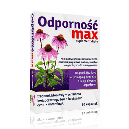 Alg Pharma Odporność max kapsułki z kompleksem witamin i ziół, 30 szt.