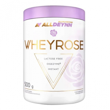 Allnutrition Alldeynn WheyRose White chocolate with raspberry proszek, 500g