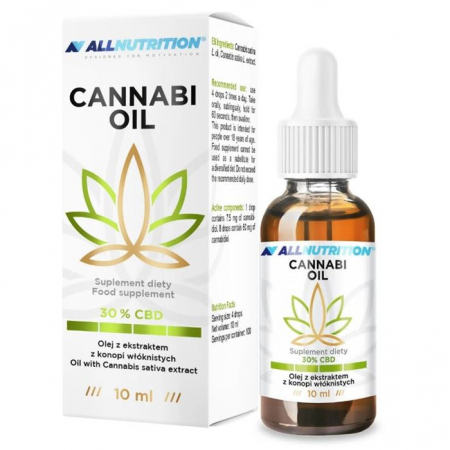 Allnutrition Cannabi Oil 30% CBD olej konopny, 10 ml