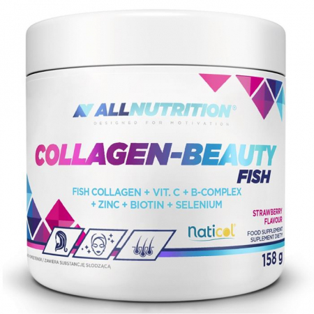 Allnutrition Collagen Beauty Fish na skórę włosy i paznokcie, 158 g