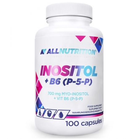 Allnutrition Inositol B6 (P-5-P) kapsułki na wsparcie układu nerwowego, 100 szt.