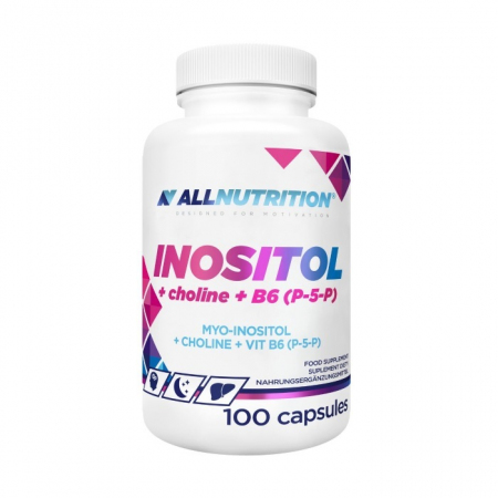 Allnutrition Inositol + Choline + B6 kapsułki na wsparcie układu nerwowego, 100 szt.