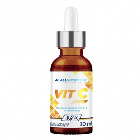 Allnutrition Vit C Drops krople z witaminą C na odporność, 30 ml