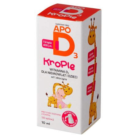 ApoD3 krople dla dzieci 400 j.m. 10 ml