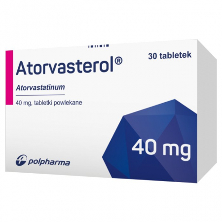 Atorvasterol 40 mg 30 tabletek powlekanych