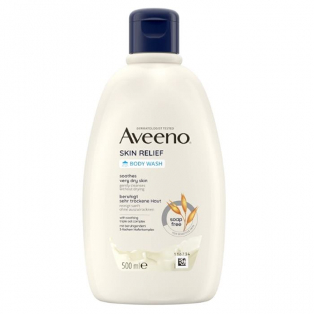 Aveeno Skin Relief nawilżający żel do mycia ciała bezzapachowy, 500 ml