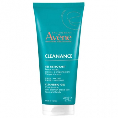 Avene Cleanance Gel oczyszczający żel przeciw niedoskonałościom, 200 ml