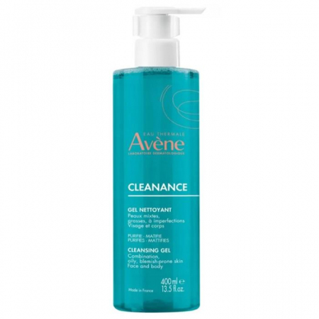 Avene Cleanance Gel oczyszczający żel przeciw niedoskonałościom, 400 ml