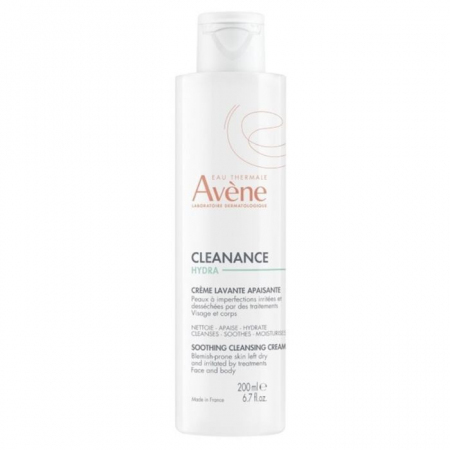 Avene Cleanance Hydra oczyszczający krem łagodzący do skóry wrażliwej, 200 ml