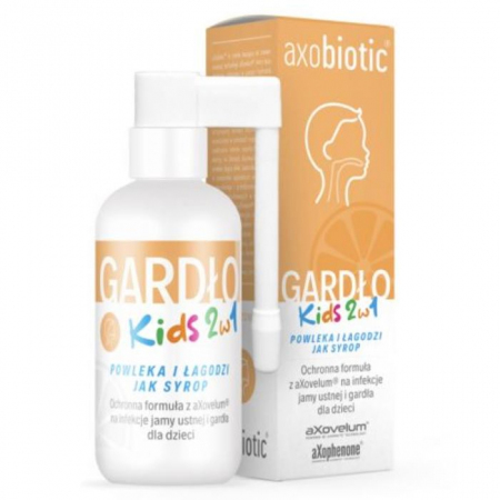 Axobiotic Gardło Kids spray do gardła dla dzieci 2w1, 30 ml