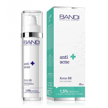 Bandi Anti-Acne BB multiaktywny krem przeciwtrądzikowy, 50 ml