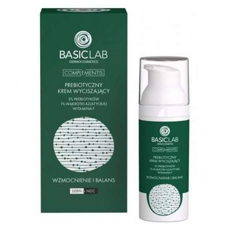 BasicLab prebiotyczny krem wyciszający do twarzy, 50 ml