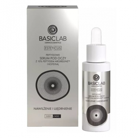 BasicLab serum peptydowe pod oczy nawilżanie i ujędrnienie, 30 ml