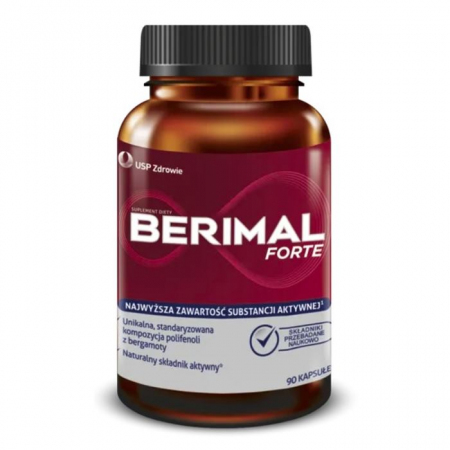 Berimal Forte kapsułki z bergamoty na cholesterol, 90 szt.