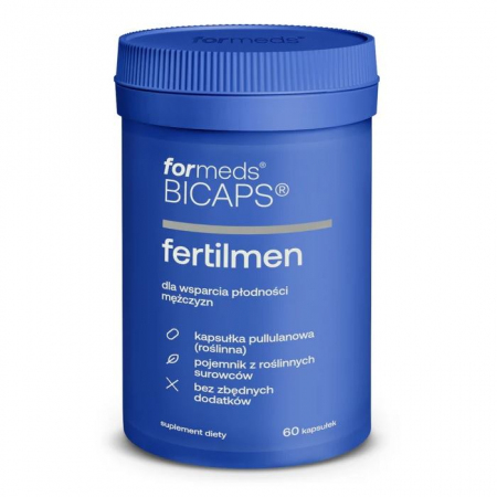 Bicaps FertilMEN kapsułki wspierające płodność mężczyzn, 60 szt.