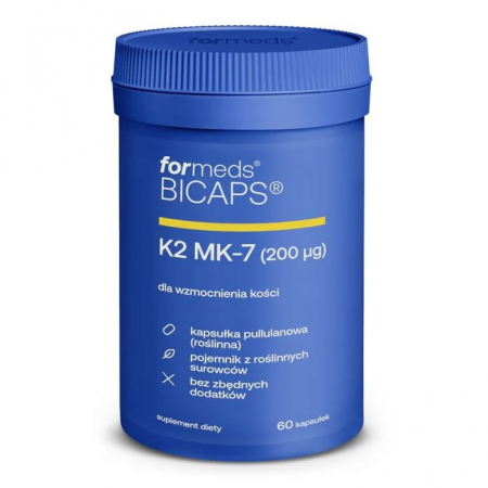 Bicaps K2 MK-7 kapsułki z witaminą K na mocne kości, 60 szt.