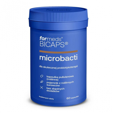 Bicaps Microbacti probiotyk kapsułki ForMeds, 60 szt.