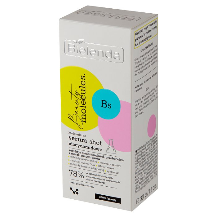 BIELENDA BEAUTY MOLECULES Molekularne Serum Shot Niacynamidowe 30 G Allecco Pl