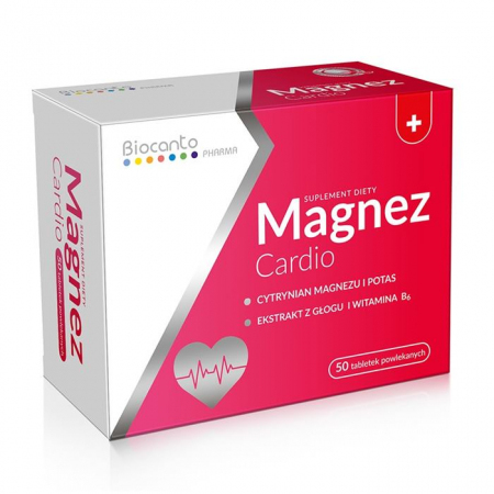 Biocanto Magnez Cardio tabletki powlekane, 50 szt.