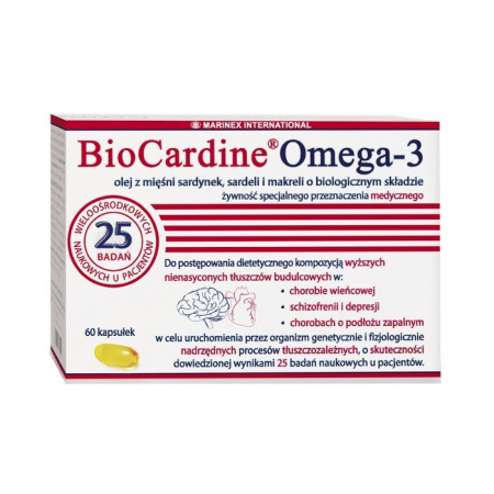 BioCardine Omega-3 kapsułki na serce i układ krążenia, 60 szt.