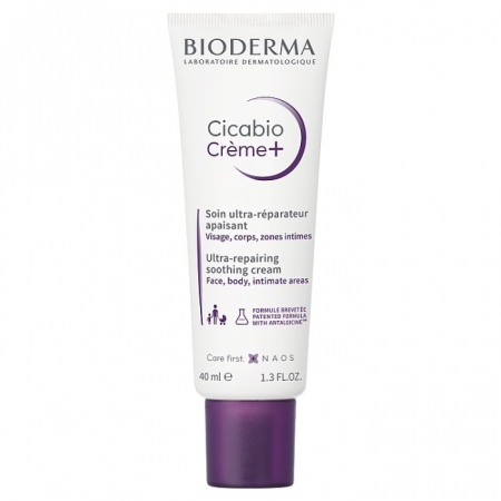 Bioderma Cicabio krem naprawczo-kojący do skóry uszkodzonej i podrażnionej, 40 ml