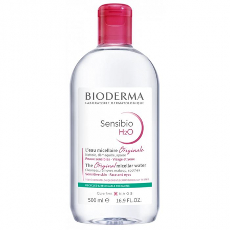 Bioderma Sensibio H2O płyn micelarny do skóry wrażliwej, 500 ml