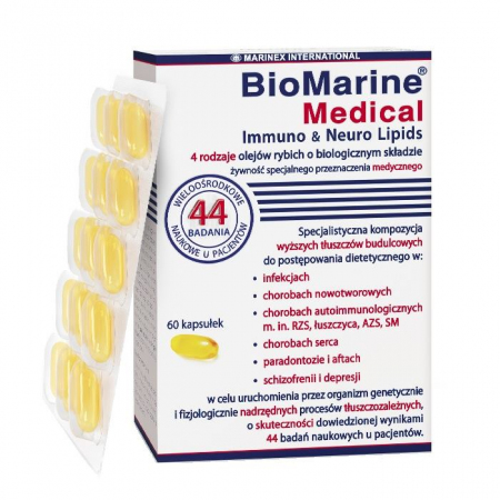 BioMarine Medical Immuno & Neuro Lipids kapsułki, 60 szt.