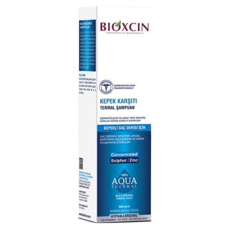 Bioxcin Aqua Thermal szampon przeciwłupieżowy kojący podrażnienia, 300 ml