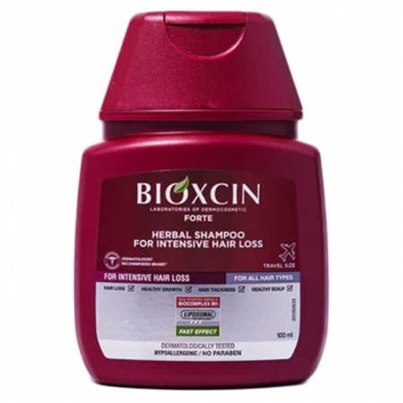 Bioxcin Forte szampon przeciw silnemu wypadaniu włosów, 100 ml