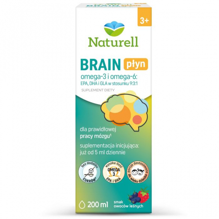 Brain płyn na pamięć i koncentrację, 200 ml