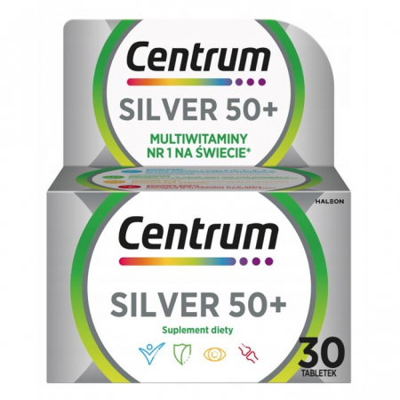 Centrum Silver 50+ tabletki z kompleksem multiwitaminowym, 30 szt.