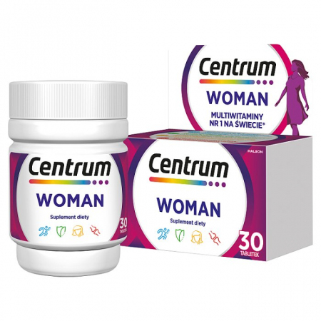 Centrum Woman tabletki z witaminami i minerałami dla kobiet, 30 szt.