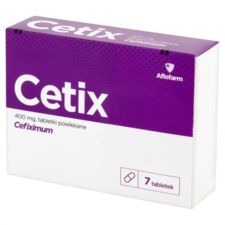 Cetix 400 mg, 7 tabletek powlekanych