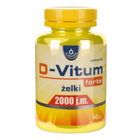 D-Vitum forte 2000 j.m. żelki, 60 szt.