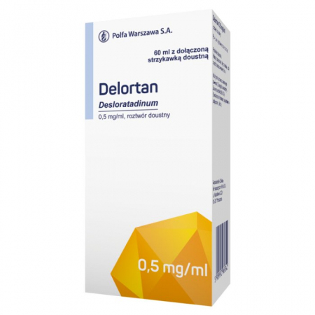 Delortan roztwór doustny 0,5 mg/ml 60 ml