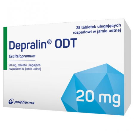 Depralin ODT 20 mg, 28 tabletek ulegających rozpadowi w jamie ustnej