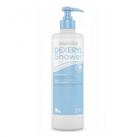 Dexeryl Shower krem myjący pod prysznic do skóry suchej i atopowej, 500 ml