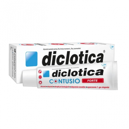 Diclotica Contusio Forte żel na kontuzje, stłuczenia i obrzęki, 75 g